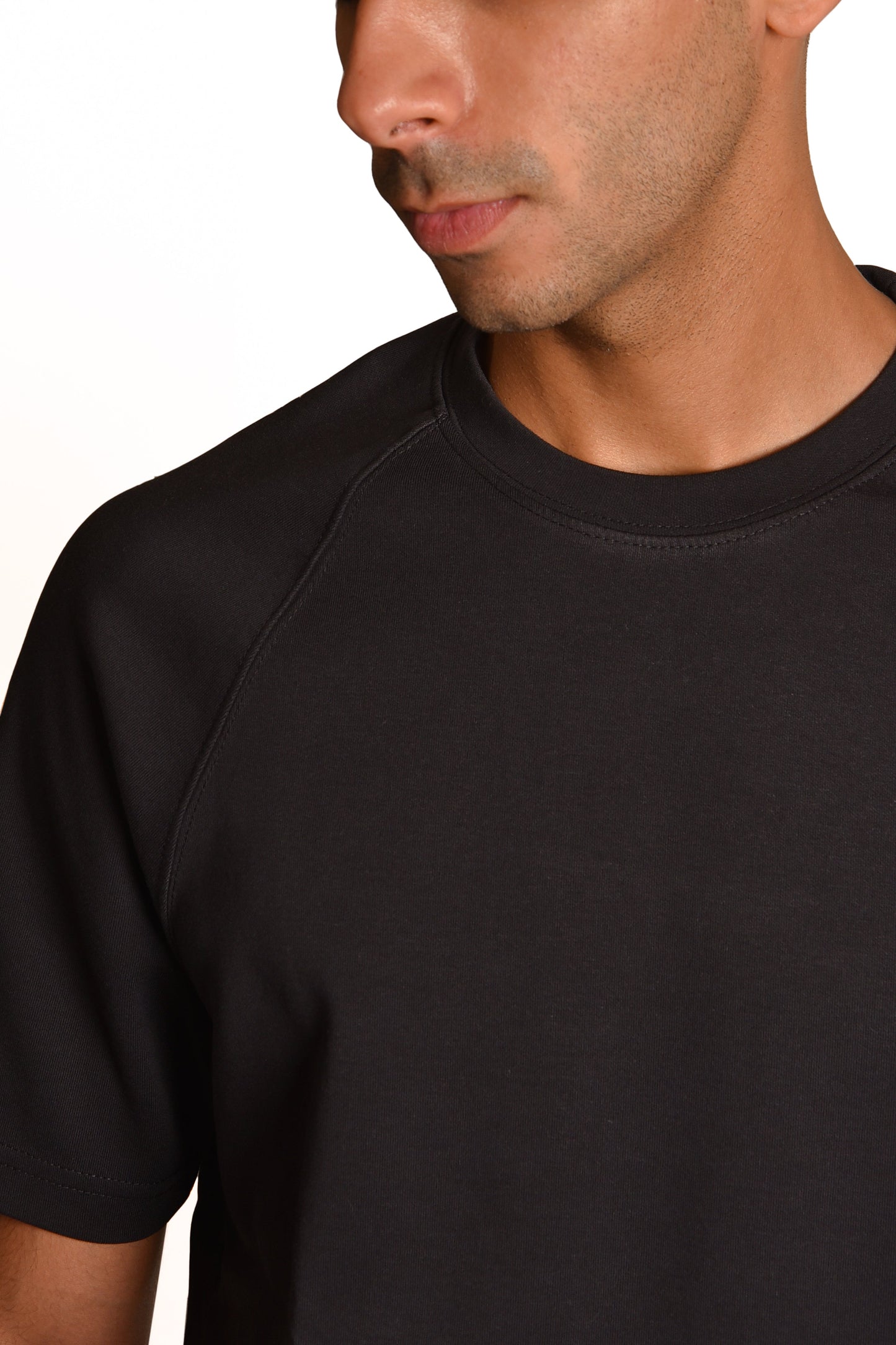 Everyday Luxe Tee – Black Interlock Edition | Unisex Fit