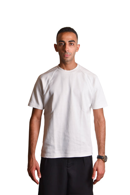 Everyday Luxe Tee – White Interlock Edition | Unisex Fit