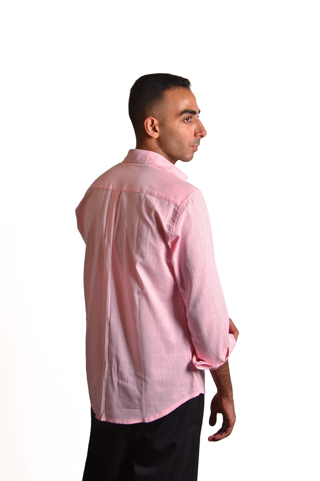 Premium Pink Linen Shirt for Men