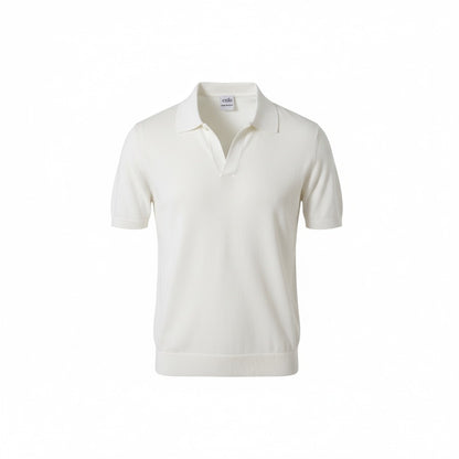Men's Classic Knit Polo Shirt - Effortless Style & All-Day Comfort
